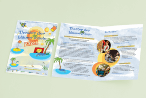 Flyer Theater der blauen Inseln
